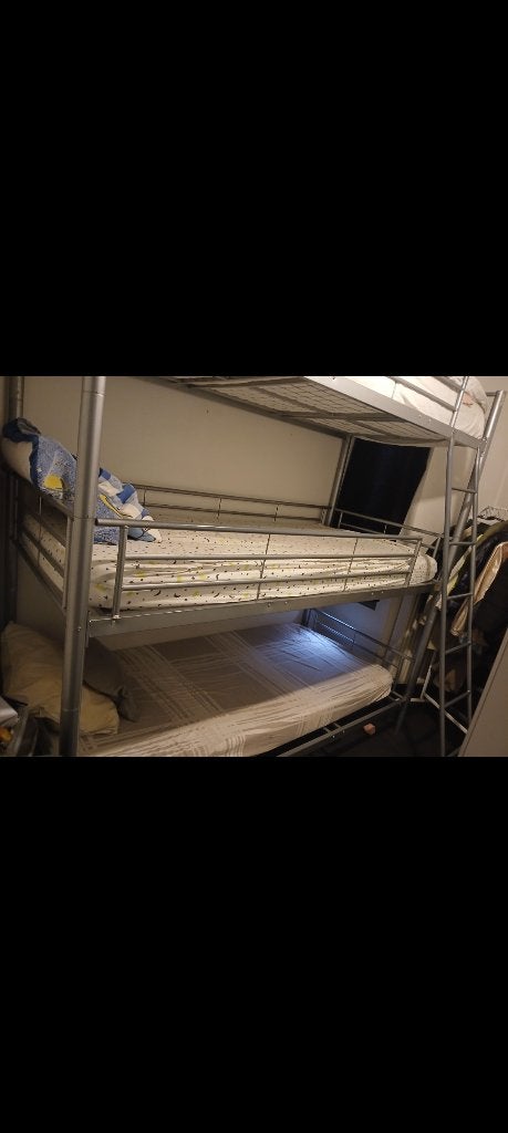 Stapelbed 3 personen gereserveerd, Huis en Inrichting, Slaapkamer | Stapelbedden en Hoogslapers, Ophalen, Gebruikt, 90 cm, 200 cm