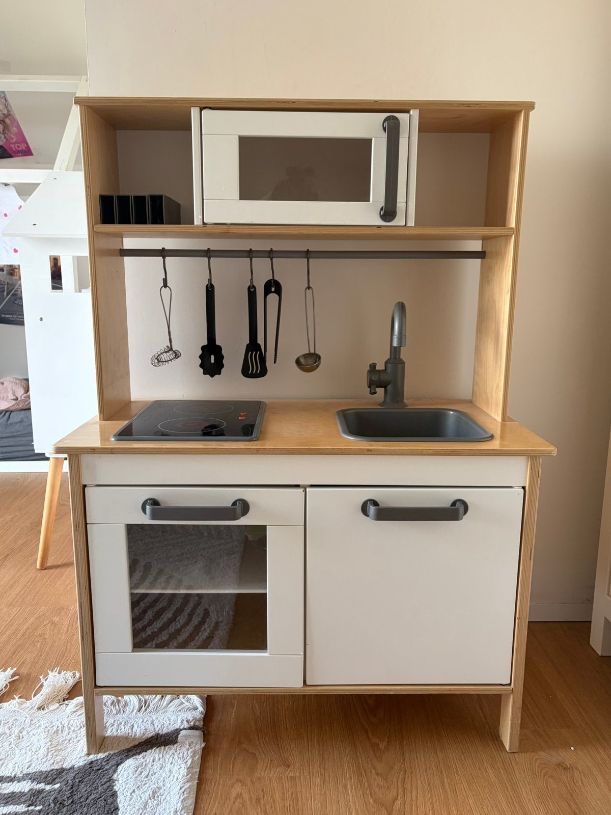 IKEA speelkeuken met accessoires, Enfants & Bébés, Jouets | Jouer aux cuisines, Comme neuf, Jouer à la cuisine, Bois, Enlèvement