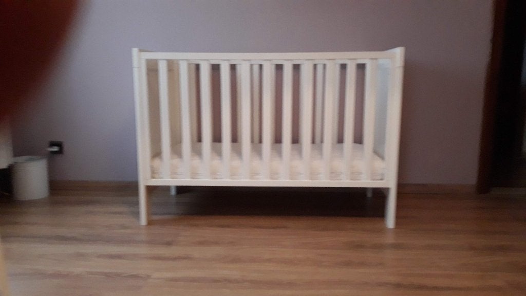 Kinderbedje, Matelas, 70 à 85 cm, Enlèvement, Utilisé