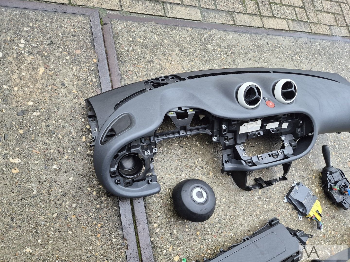 Smart Forfour 2013 - 2020 airbag set met dashboard €300, Gebruikt, -, -, Ophalen of Verzenden