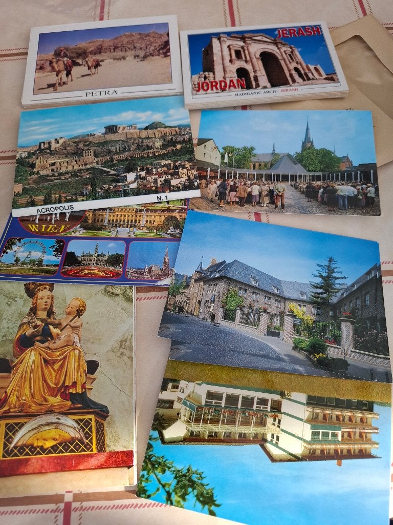 44 oude postkaarten Duitsland en Jordanie Griekenland, Ophalen of Verzenden, 1960 tot 1980, Duitsland