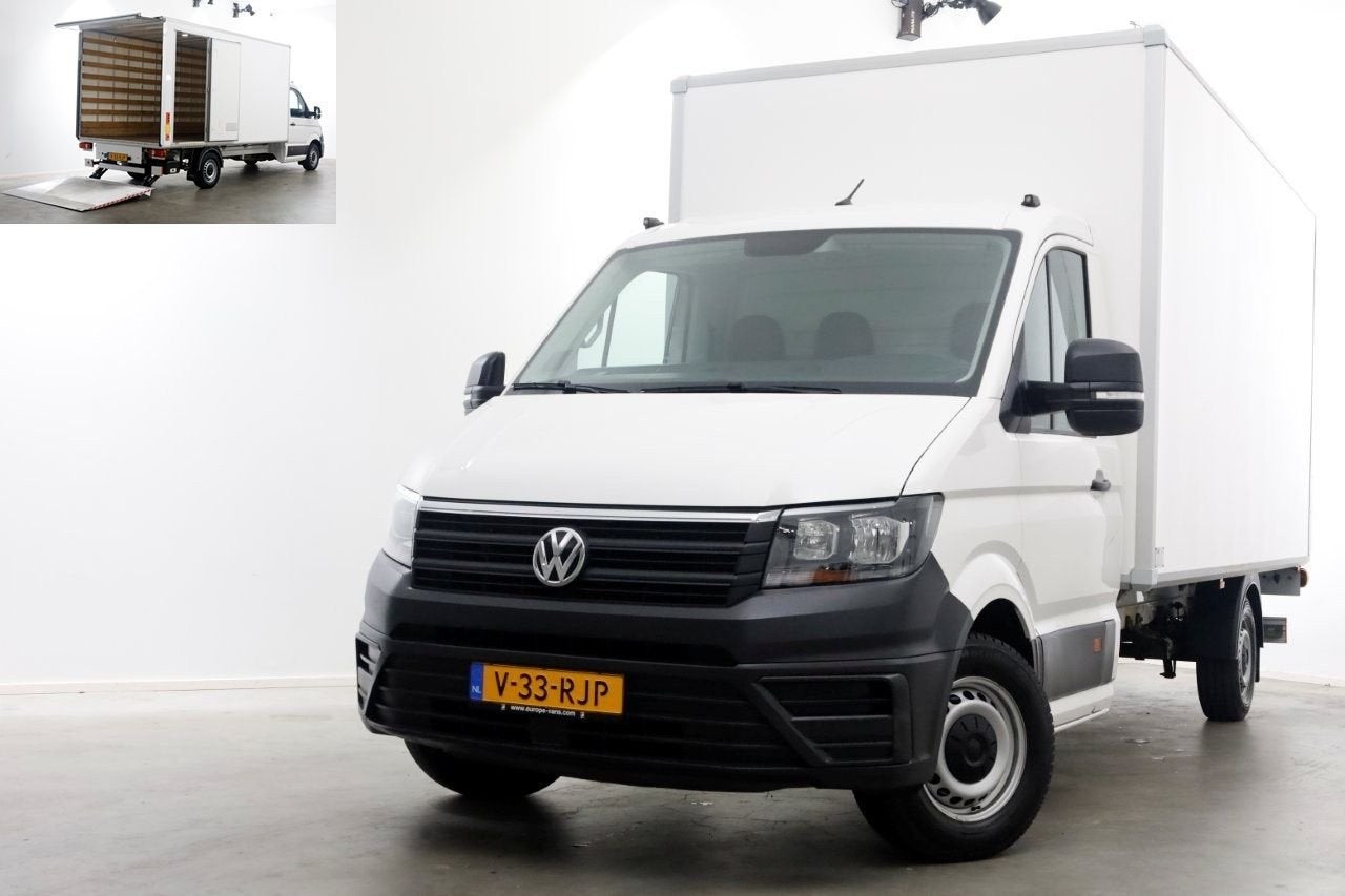 Volkswagen Crafter 35 2.0 TDI 140pk Bakwagen met laadklep en, Auto's, Wit, Bedrijf, 295 g/km, Electronic Stability Program (ESP)
