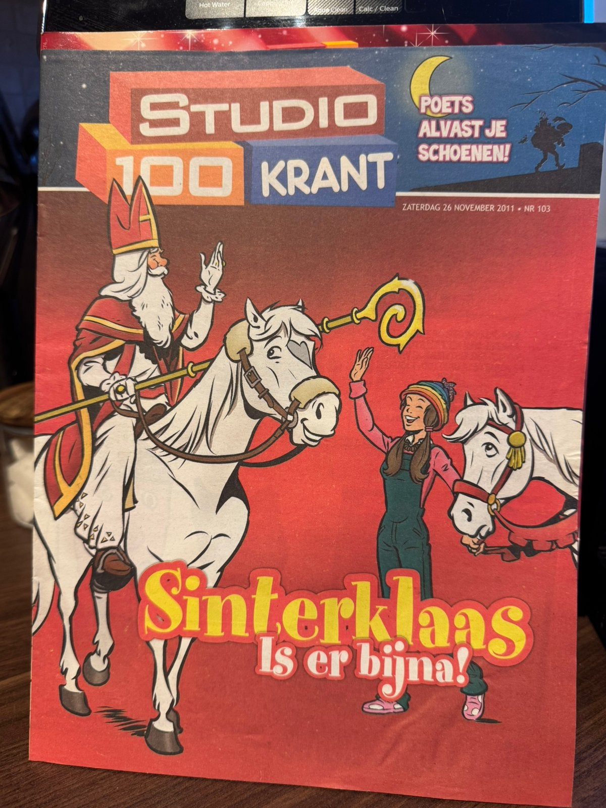 Studio 100 Krant November 2011, Ophalen of Verzenden, Zo goed als nieuw
