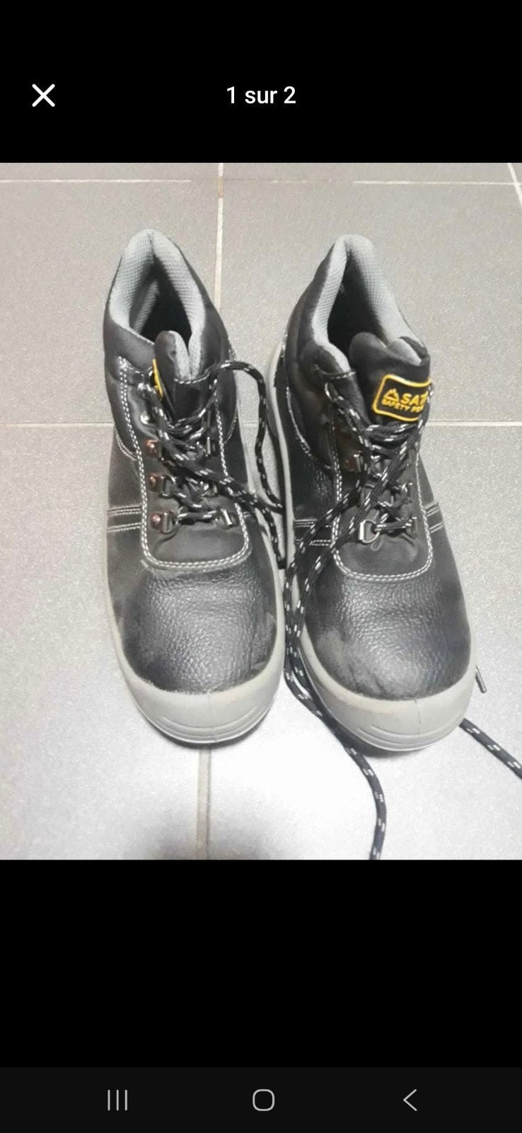 chaussure de securiter pointure 42 . faire offre, Enlèvement
