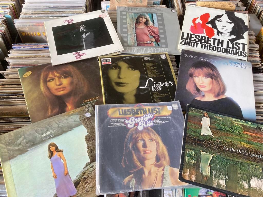LIESBETH LIST / 10 Lp’s samen, Enlèvement ou Envoi, Comme neuf