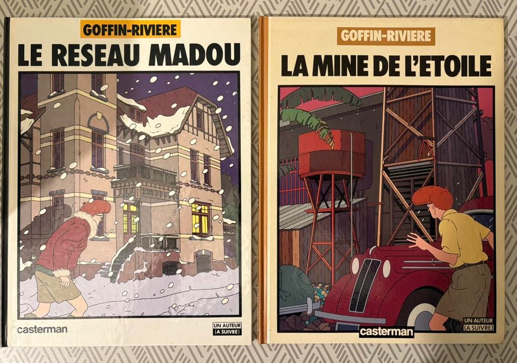 Madou – Goffin & Rivière – lot 2 BD Casterman, Boeken, Stripverhalen, Gelezen, Ophalen of Verzenden