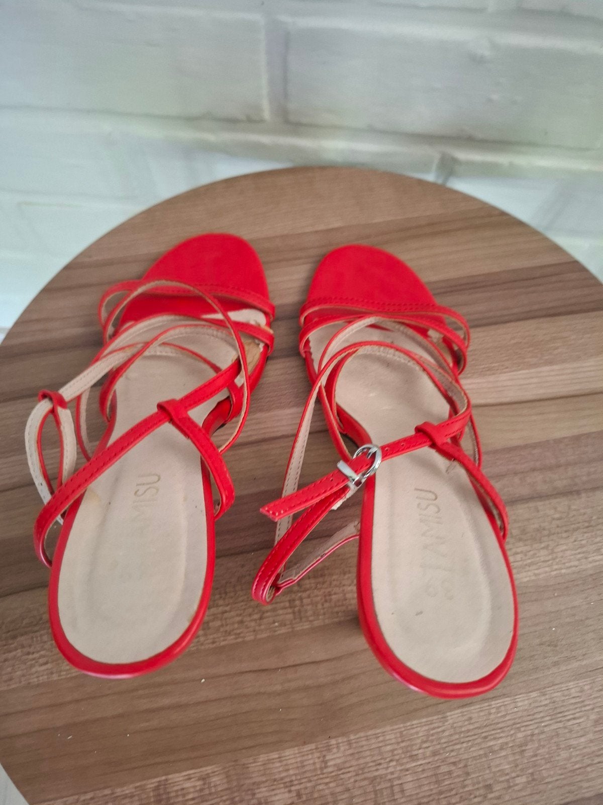 Sandales à talons rouges taille 39, Enlèvement ou Envoi