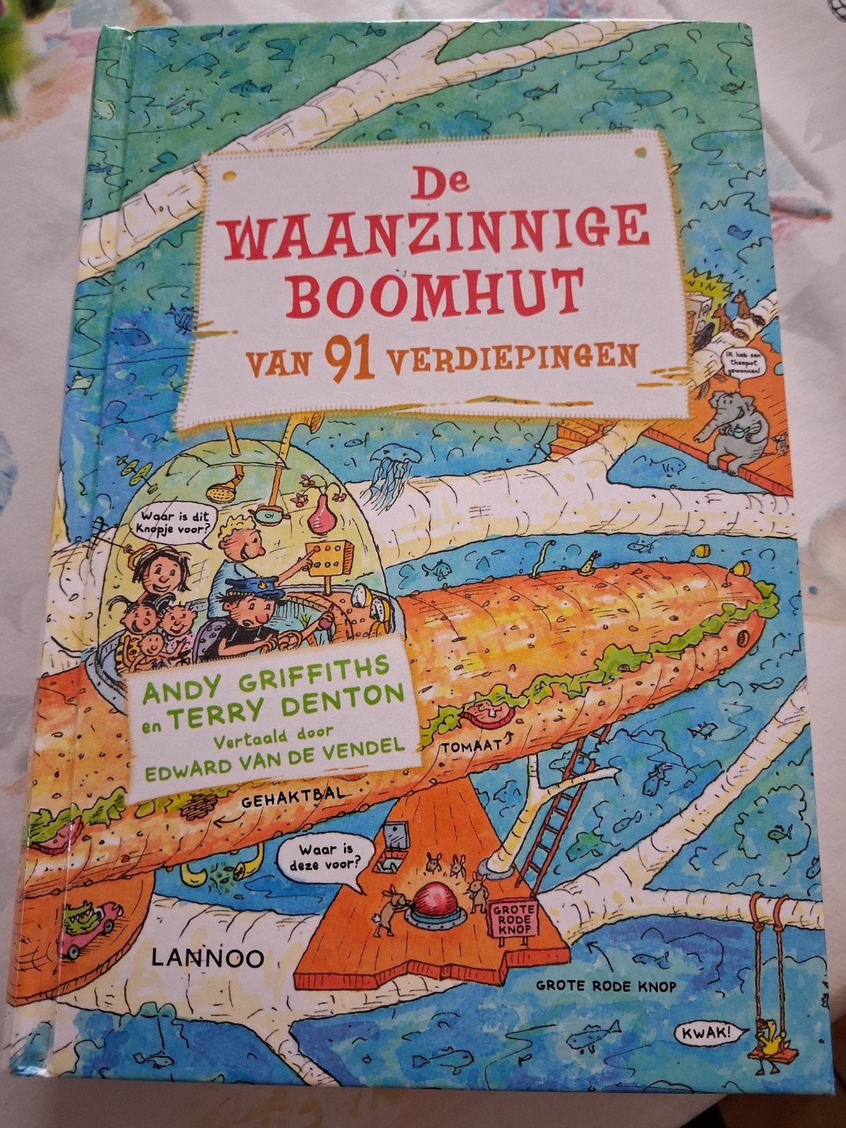 Terry Denton - De waanzinnige boomhut van 91 verdiepingen, Boeken, Ophalen of Verzenden, Terry Denton; Andy Griffiths