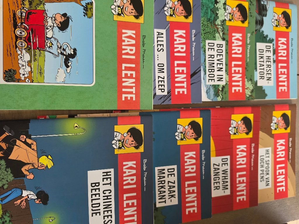 Kari lente, Boeken, Meerdere stripboeken, Ophalen of Verzenden, Zo goed als nieuw, Bob Mau