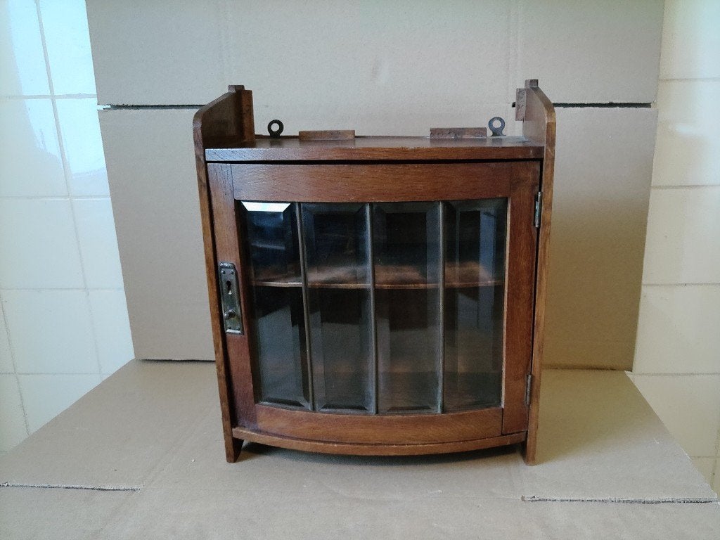 Armoire ancienne armoire à pharmacie style Haagse School, Enlèvement ou Envoi