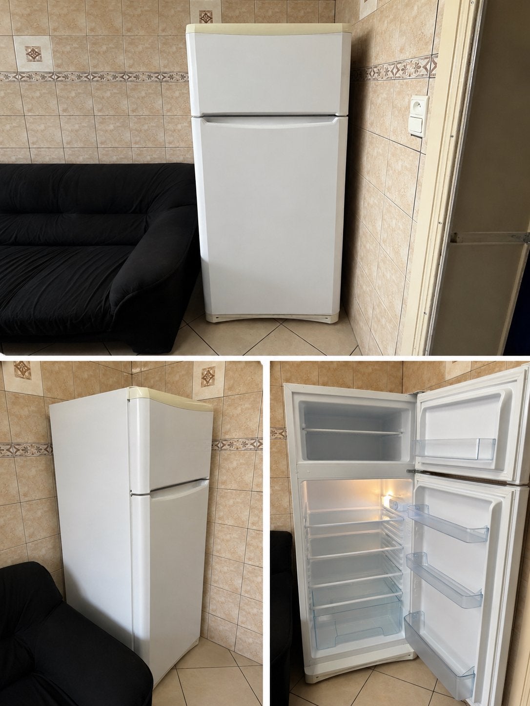 Koelkast met vriezer/ A+/ Indesit, Elektronische apparatuur, Koelkasten en IJskasten, Ophalen of Verzenden, Zo goed als nieuw