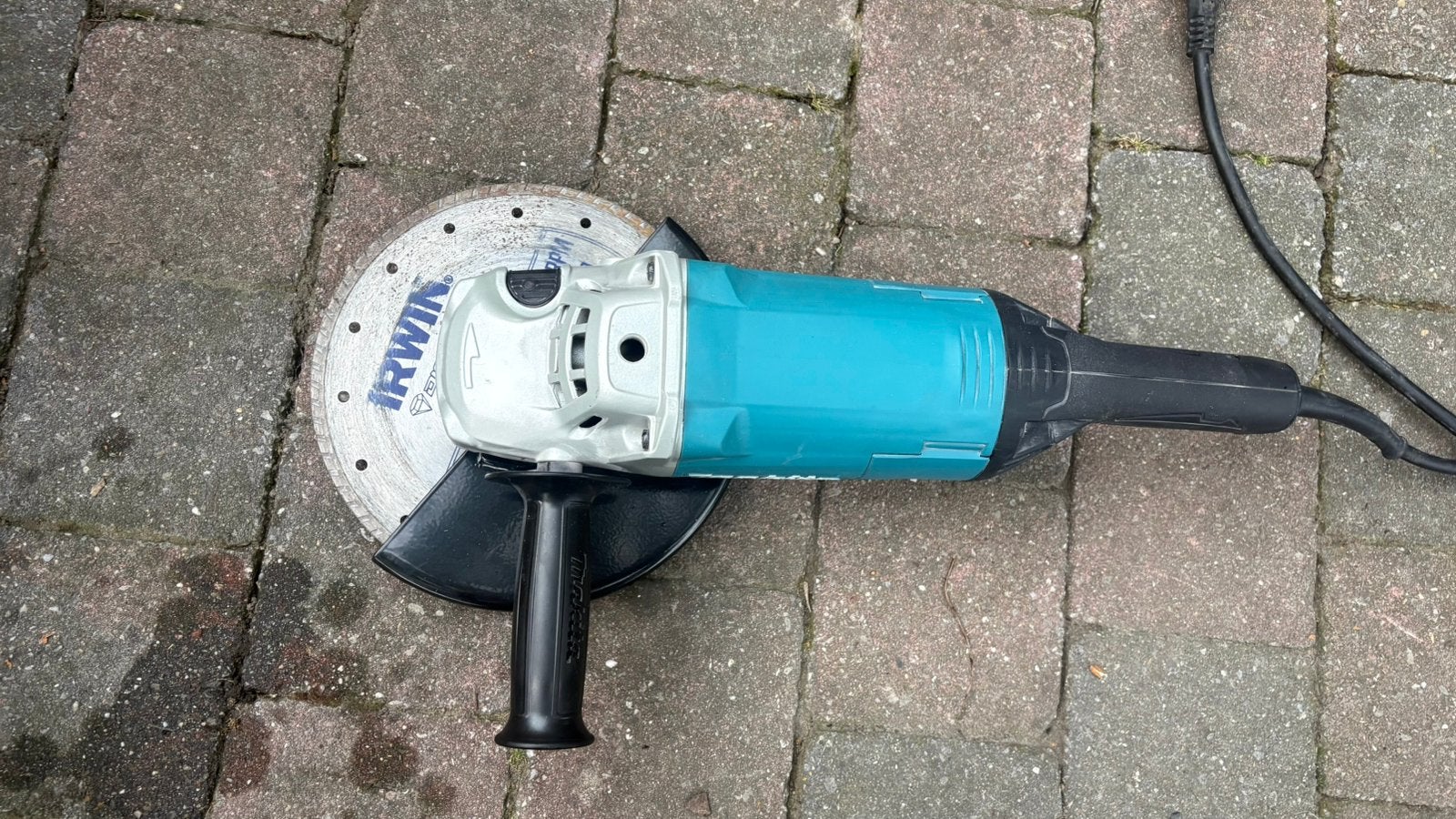 Makita GA9060 professionele haakse slijper, Doe-het-zelf en Bouw, Ophalen, Zo goed als nieuw