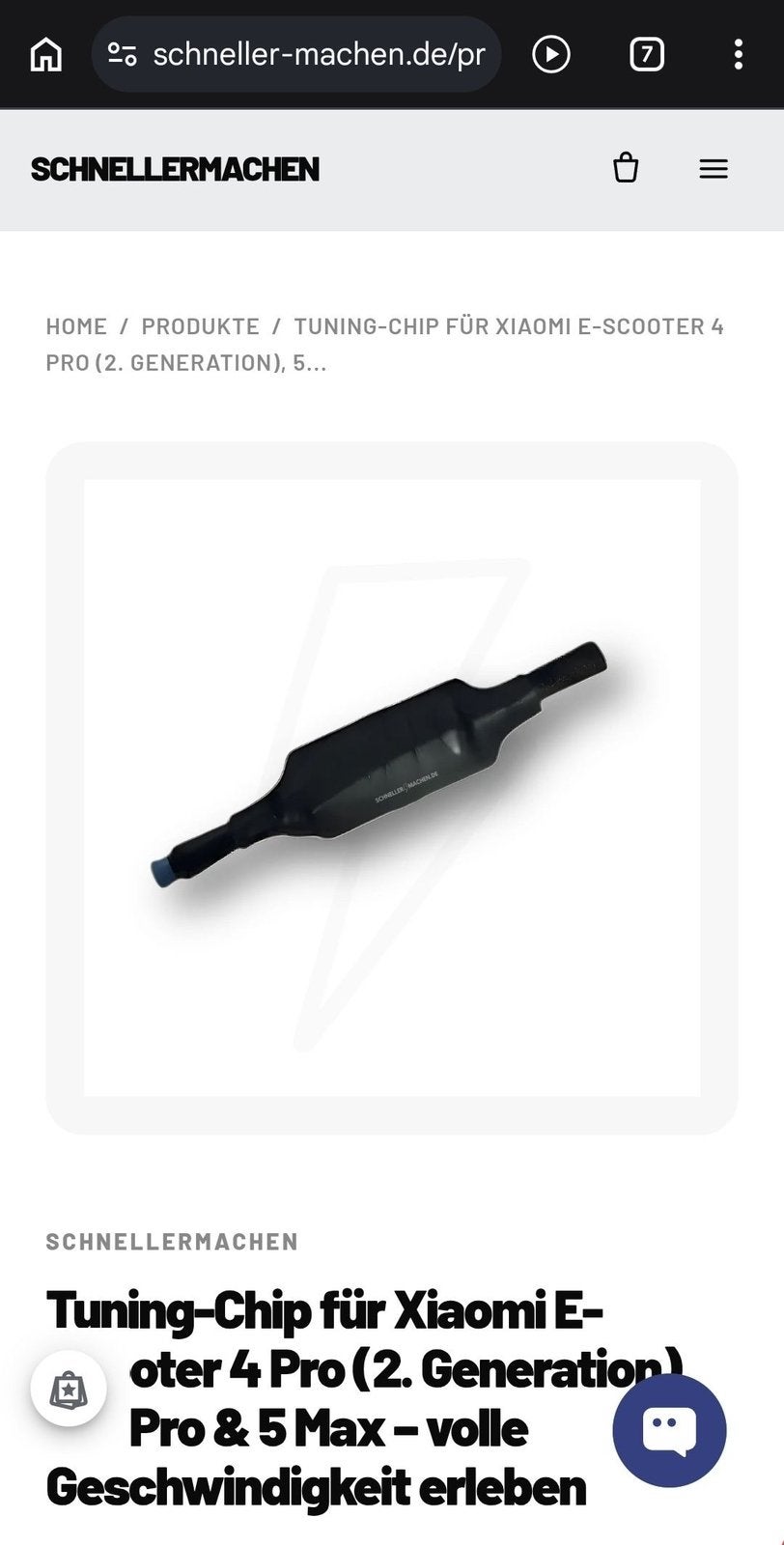 Xiaomi Tuningchip – Scooter 5 / 5 Pro / 5 Max / 4 Pro Gen, Vélos & Vélomoteurs, Enlèvement ou Envoi, Comme neuf, Step électrique (E-scooter)