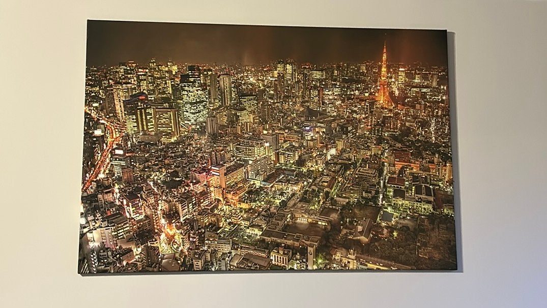 Toile Tokyo by Night, Antiek en Kunst, Ophalen