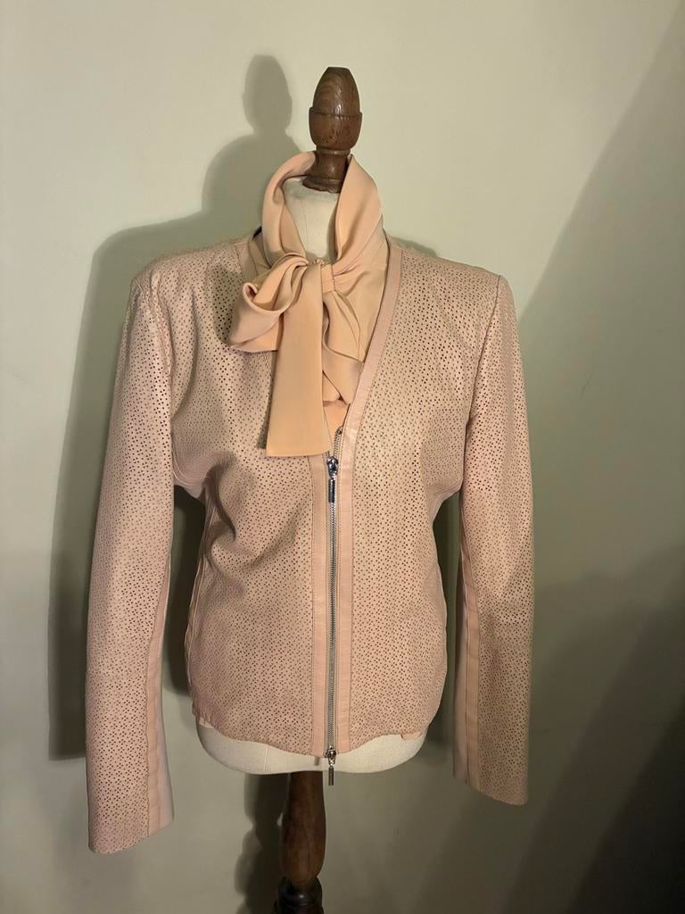 ARMA LEDER JASJE NUDE, Kleding | Dames, Verzenden, Zo goed als nieuw, Maat 42/44 (L), Overige kleuren