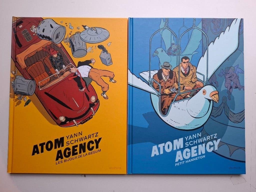 ATOM AGENCY SCHWARTZ TOMES 1 ET 2 SERIE COMPLETE EO, Livres, Série complète ou Série, Enlèvement ou Envoi, Comme neuf
