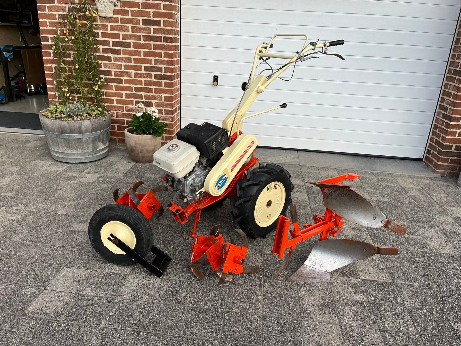 Motoculteur, Doe-het-zelf en Bouw, Ophalen, Gebruikt, Benzine, Tuinfrees