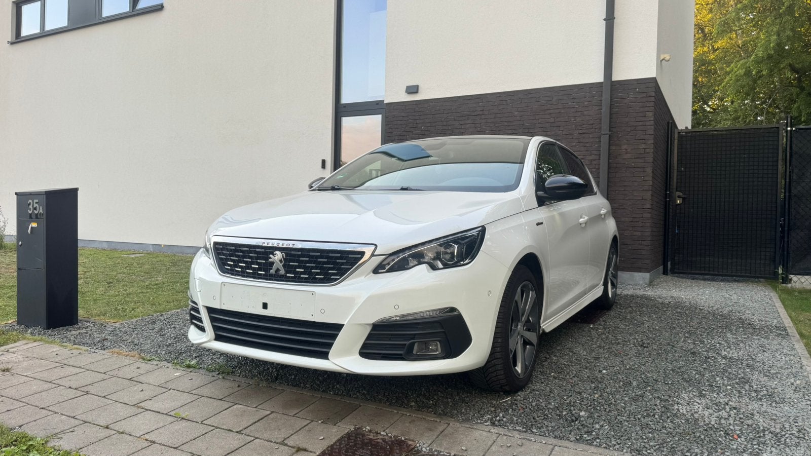 Peugeot 308 Gt line 2018 full, Auto's, Peugeot, Leder en Stof, Wit, Handgeschakeld, Particulier