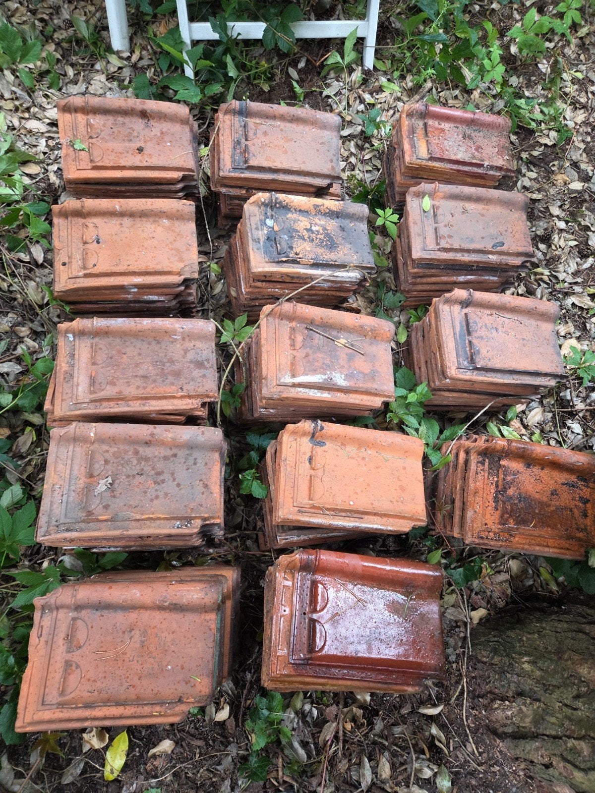 140 dakpannen pottelberg courtrai, Doe-het-zelf en Bouw, Dakpannen en Dakbedekking, Ophalen, Dakpannen