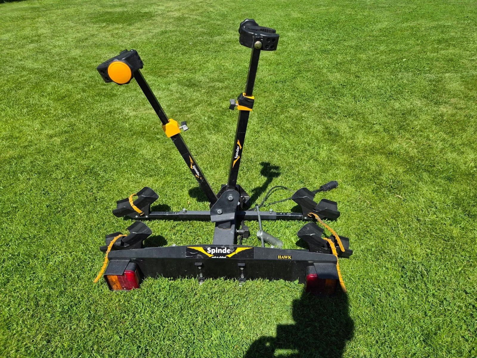 Spinder Hawk kantelbare fietsendrager, Enlèvement, 2 vélos, Utilisé, Support d'attelage