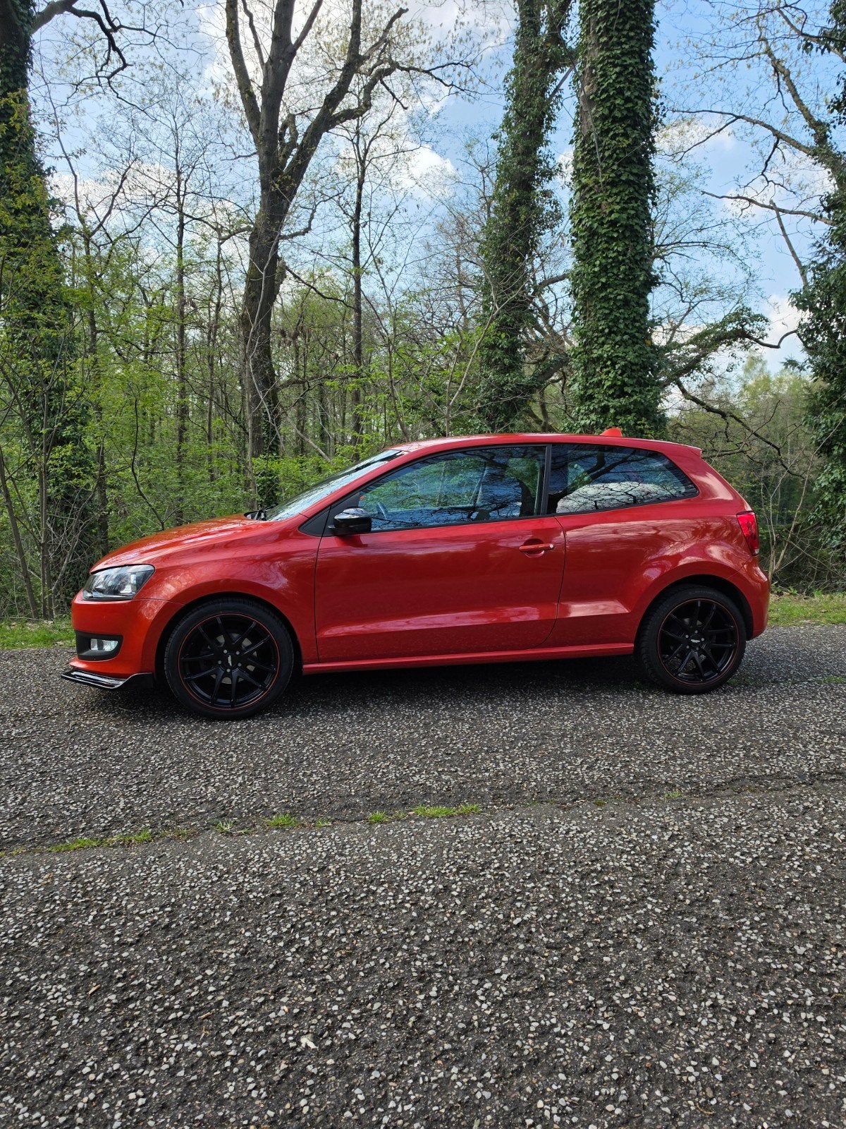 vw polo 1.4 benzine145000km  DSG automaat, Auto's, Automaat, Zwart, Overige kleuren, 5 zetels