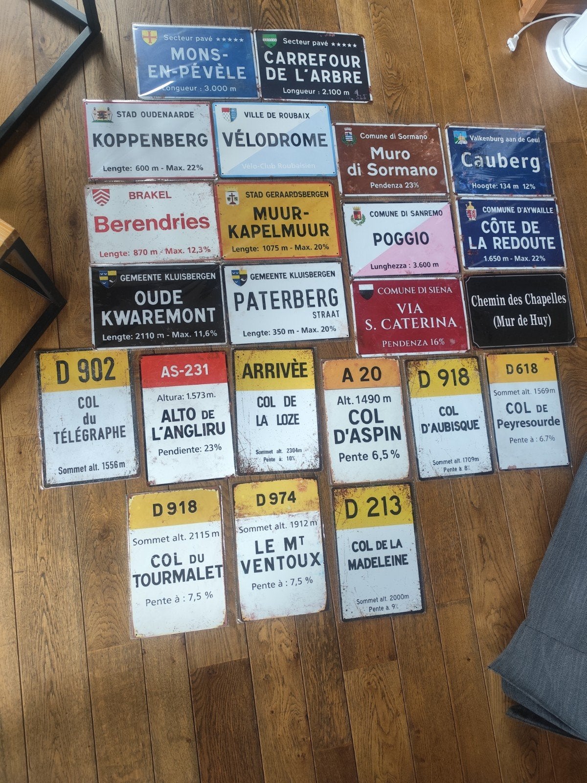 Plaques métalliques cyclisme neuves emballées jamais placées, Collections, Enlèvement ou Envoi