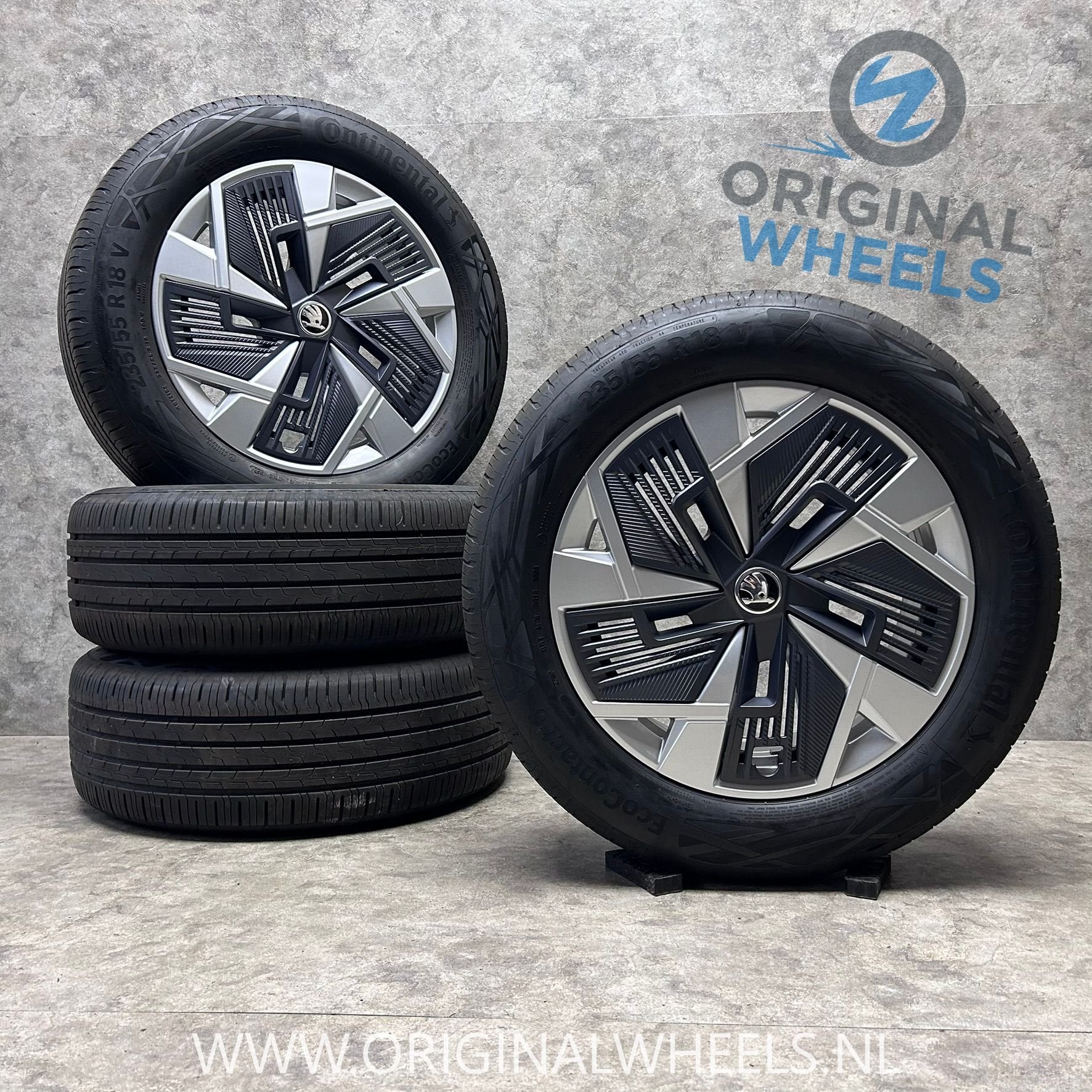 18 inch originele Mazeno velgen + zomerbanden Skoda Kodiaq, 18 inch, Gebruikt, -, -