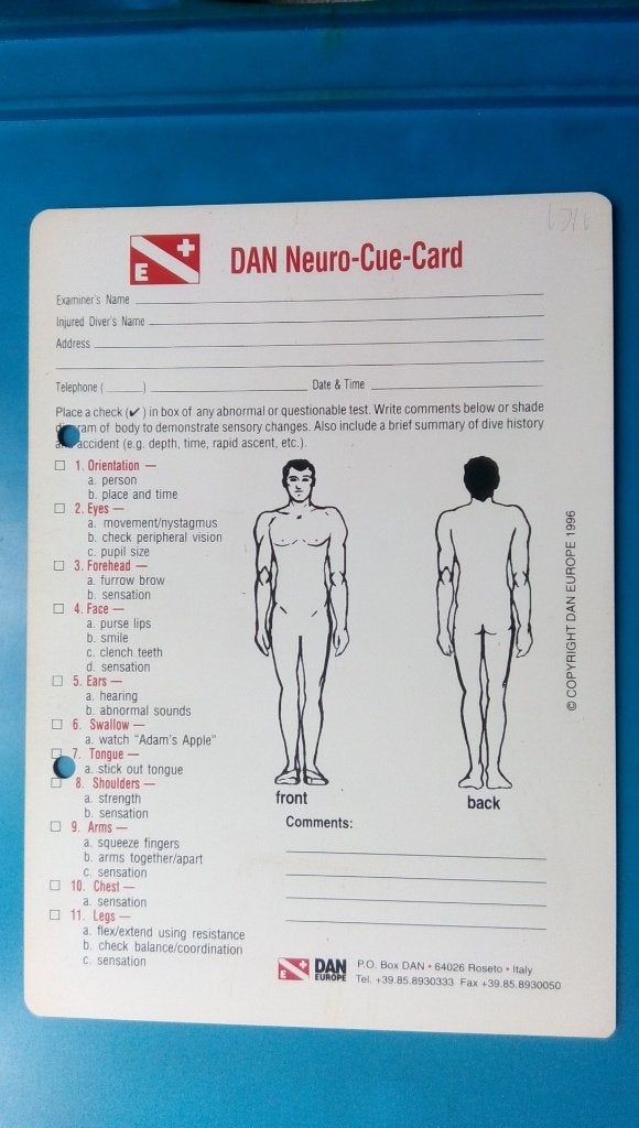 DAN neurocard, Ophalen