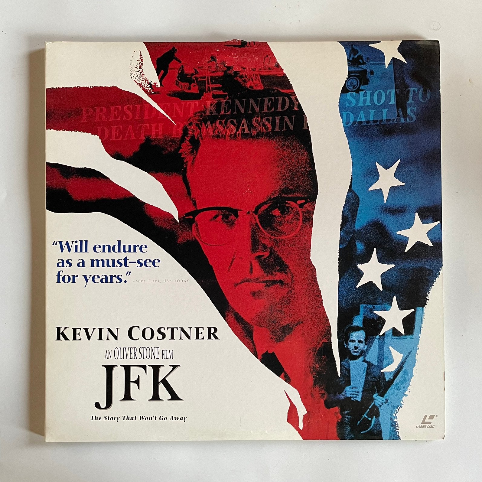 JFK - Laserdisc, Ophalen of Verzenden, Zo goed als nieuw