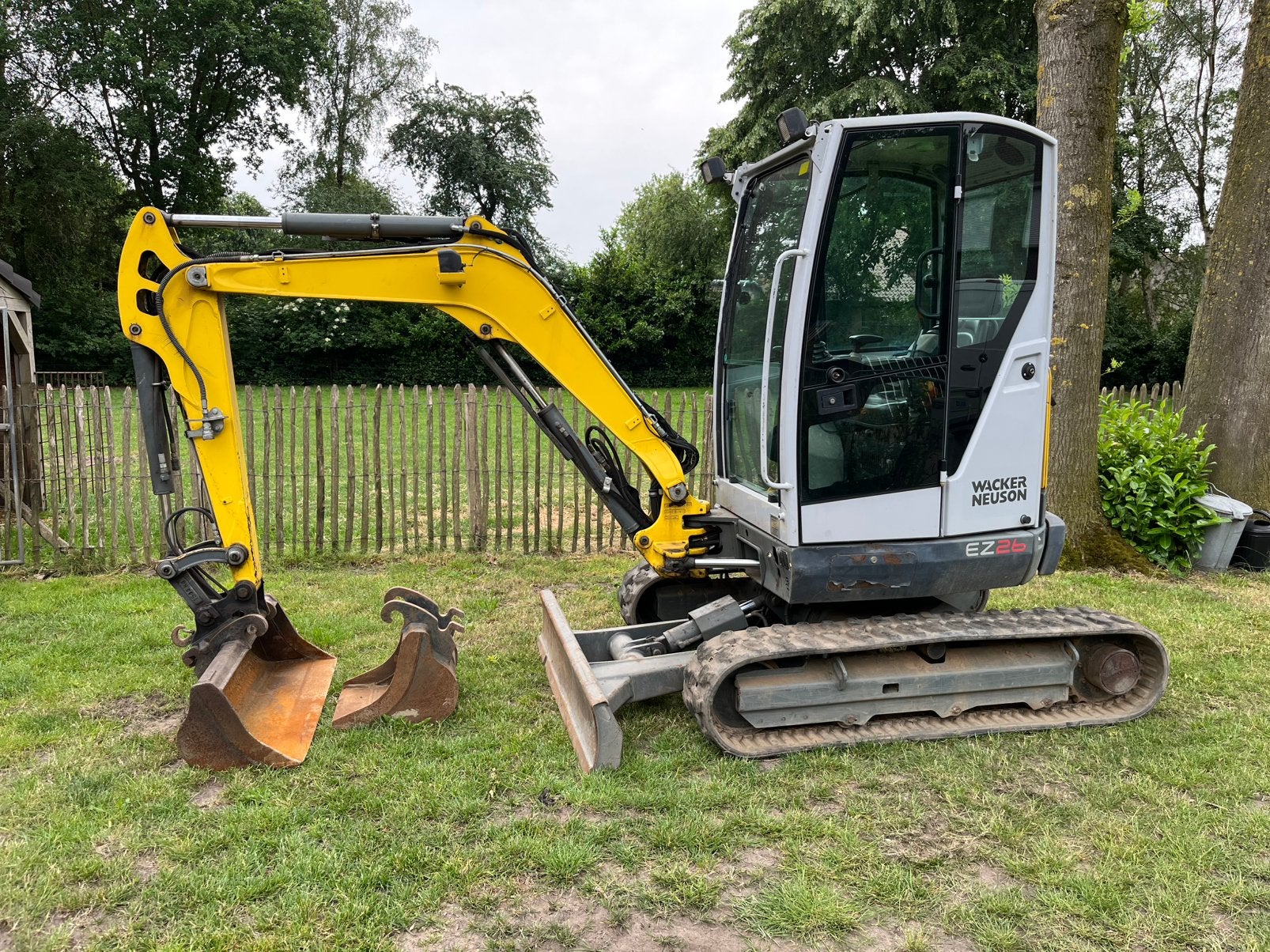 Wacker neuson ez 26 2,9ton graafmachine BJ 2020, Zakelijke goederen, Machines en Bouw | Kranen en Graafmachines, Graafmachine