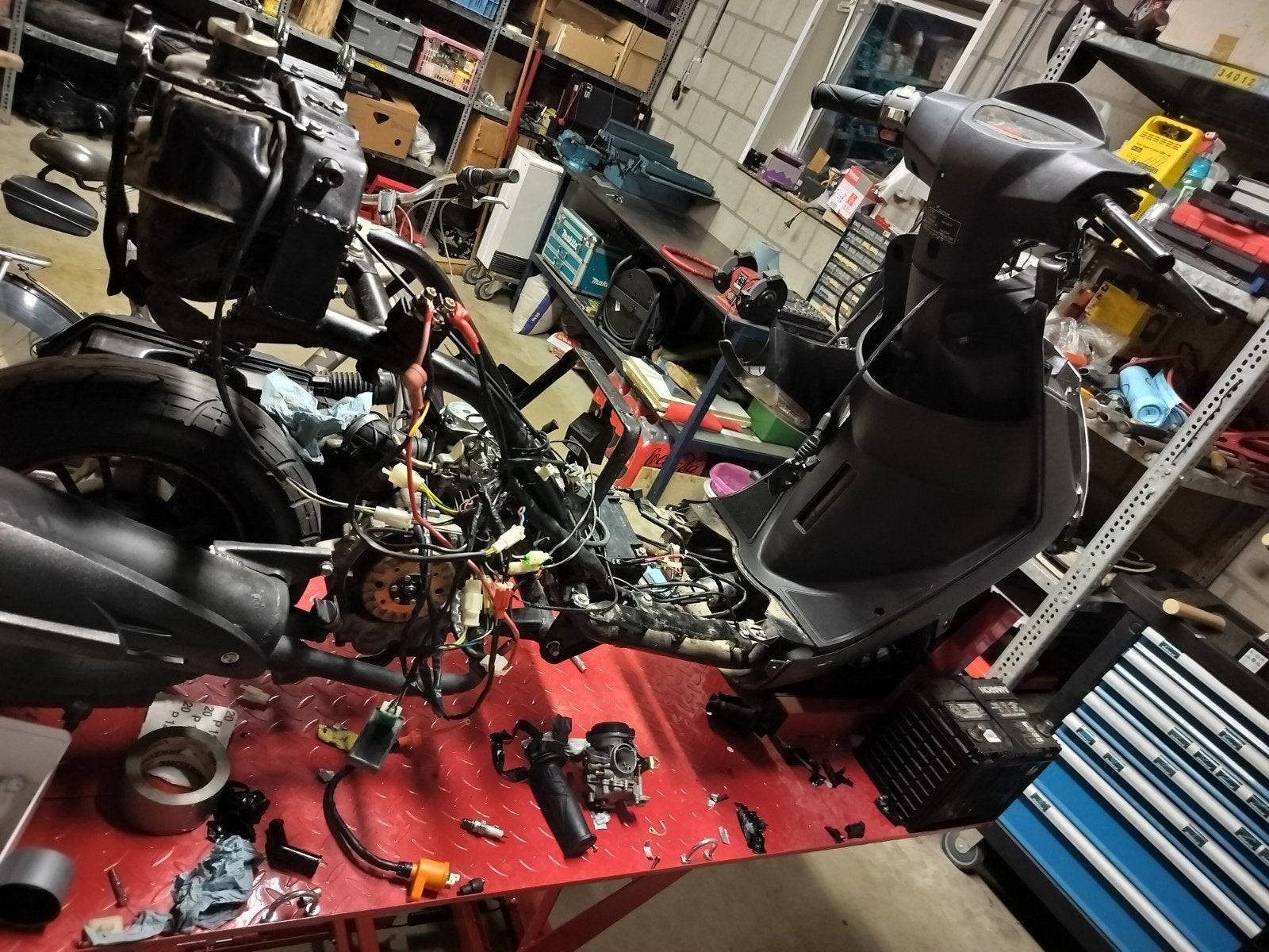 Motorblok gts vici 50cc 4takt, Fietsen en Brommers, Brommeronderdelen | Algemeen, Gebruikt, Blok, Ophalen