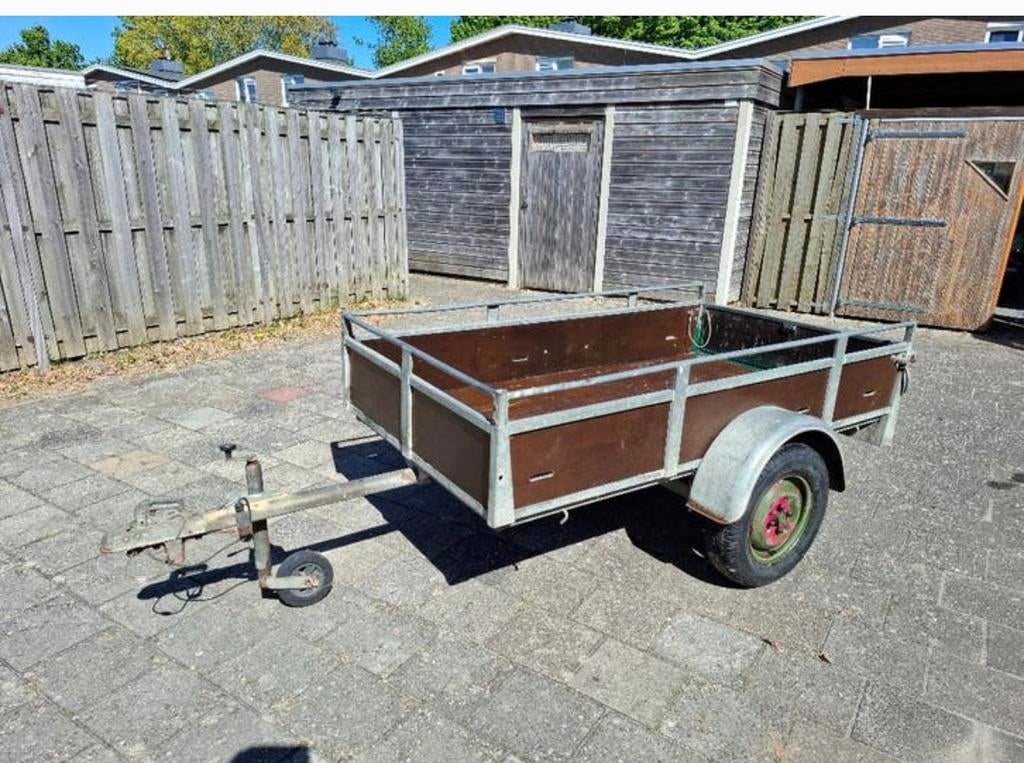 Aanhangwagen in nette staat met verlichting, Auto diversen, Aanhangers en Bagagewagens, Ophalen, Zo goed als nieuw