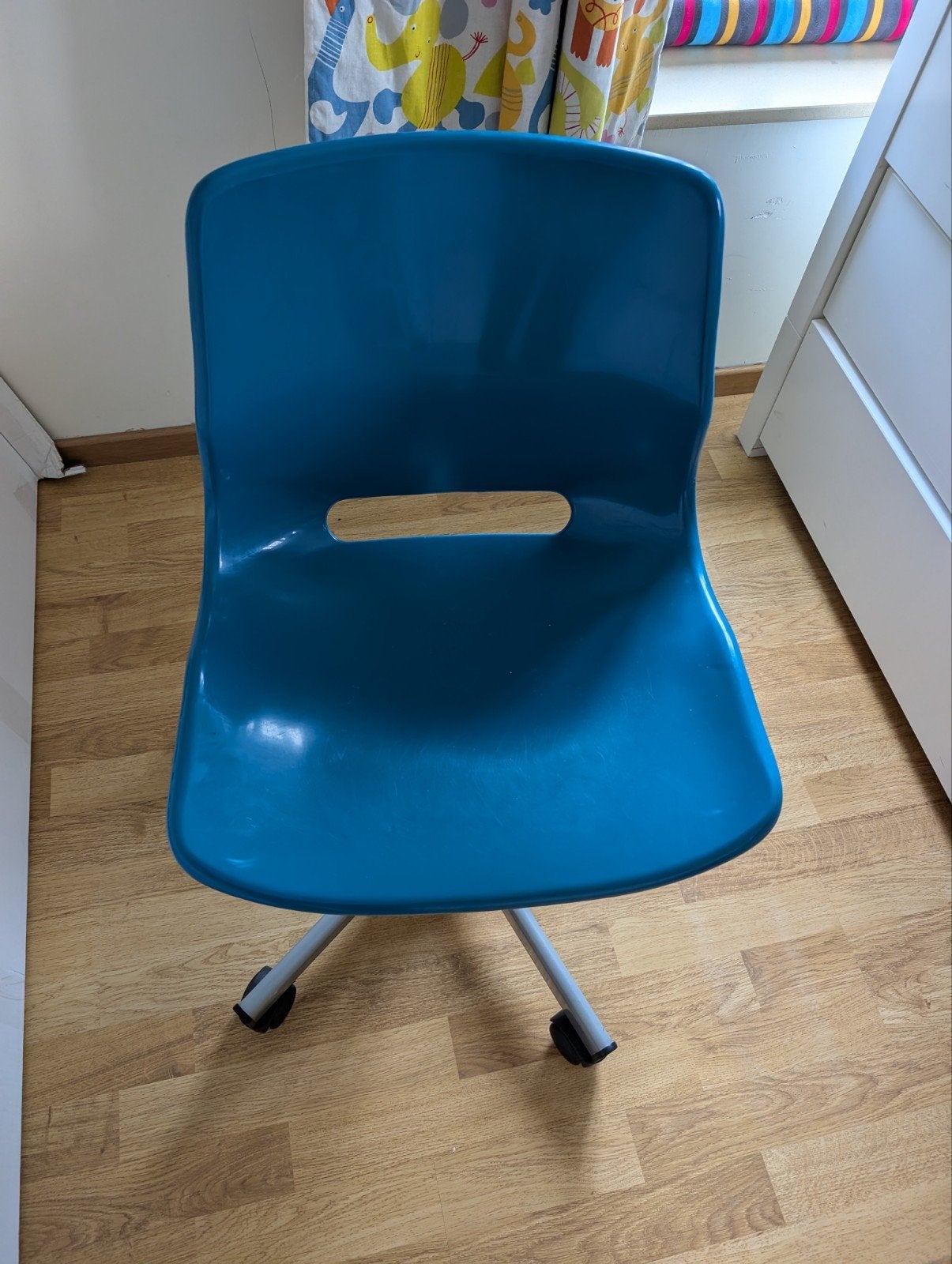 Ikea bureaustoel blauw, Huis en Inrichting, Ophalen, Blauw, Bureaustoel