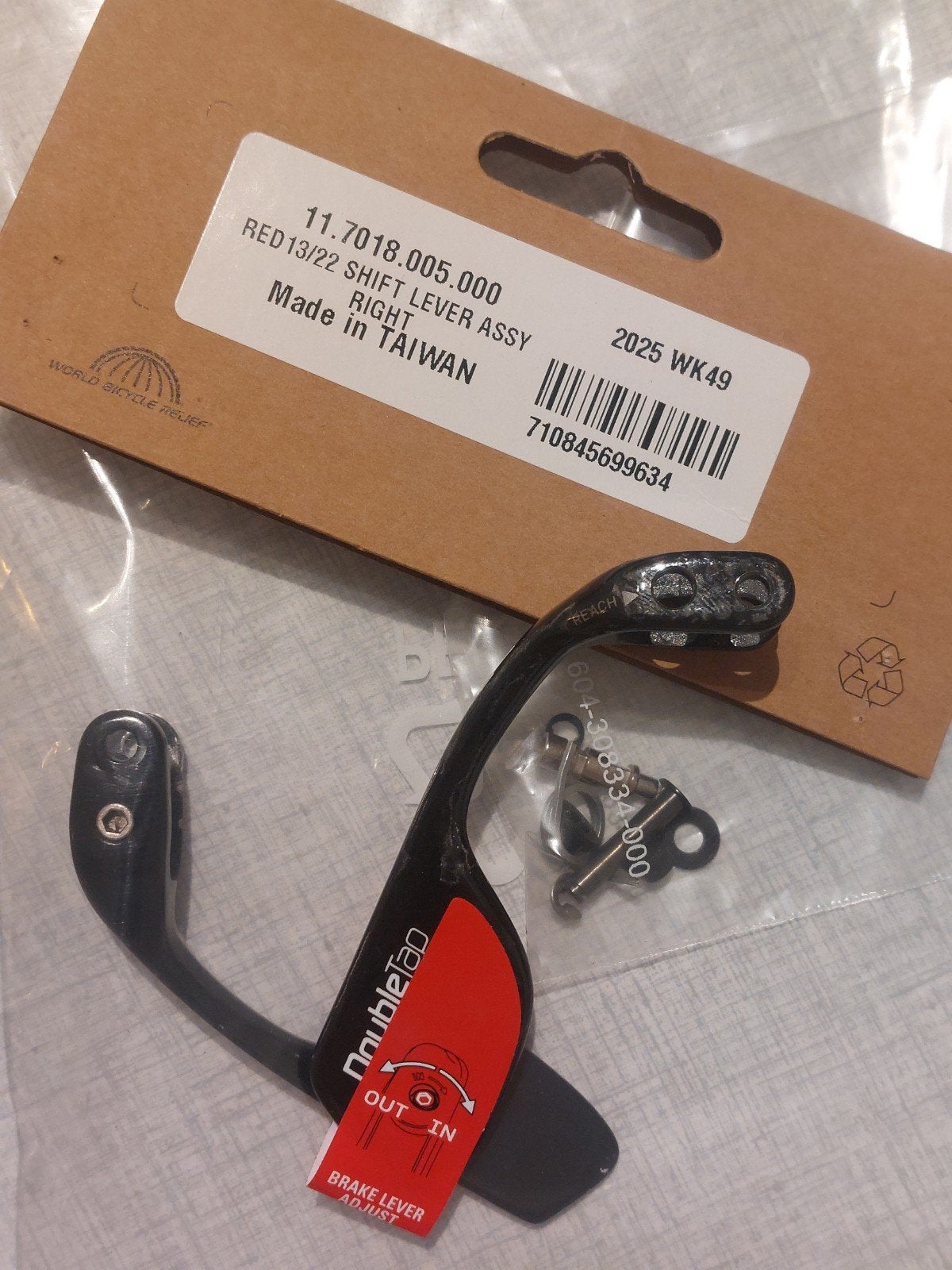 SRAM hydromechanische versnellingshendels rechts, Ophalen of Verzenden, Remmen, Carbon