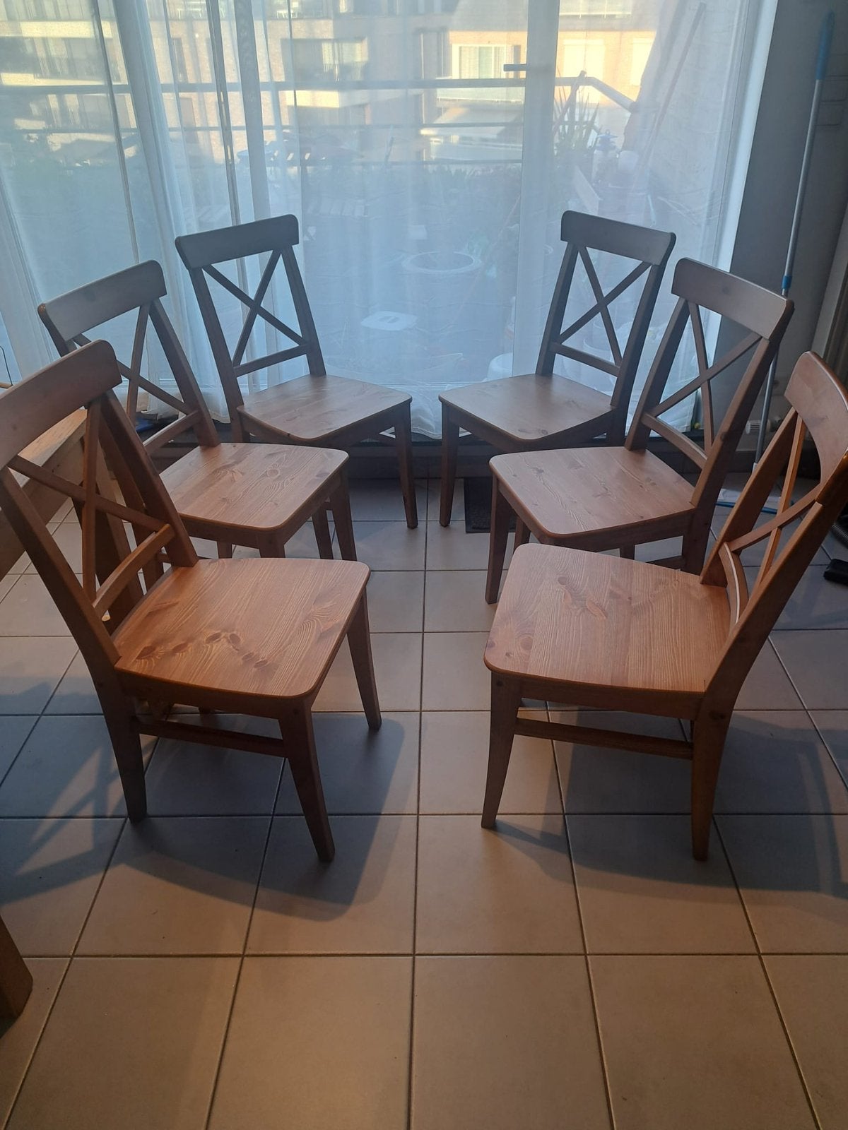 Chaise Ikea Rosentorp, Maison & Meubles, Brun, Enlèvement, Bois, Rustique