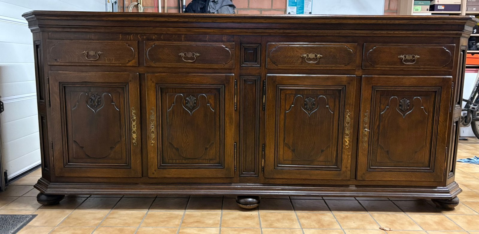 Eiken dressoir, Antiquités & Art, Antiquités | Meubles | Armoires, Enlèvement