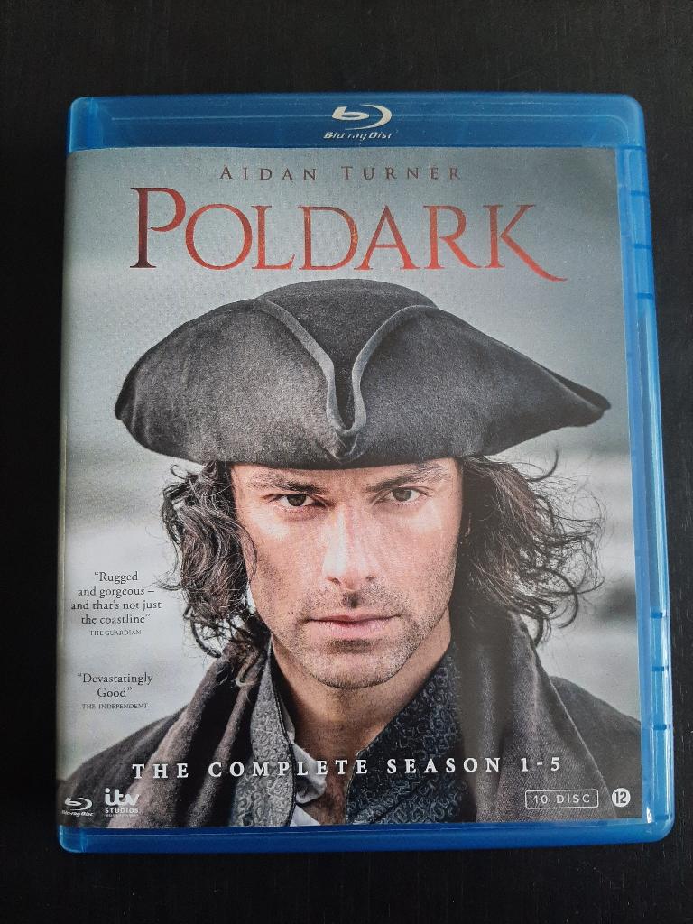 Poldark Complete Seizoen 1-5 (Blu Ray), Cd's en Dvd's, Vanaf 12 jaar, Ophalen, Zo goed als nieuw