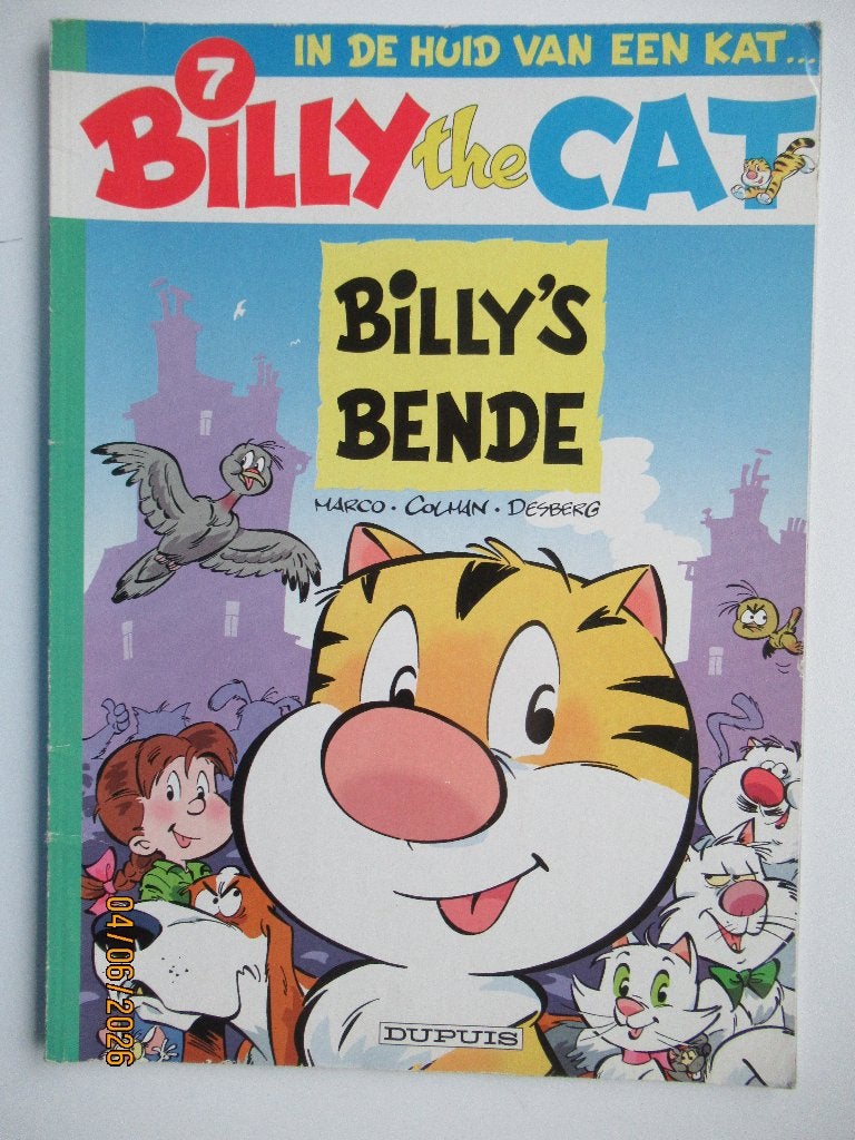 billy the cat..nr.7...billy's bende............1st, Boeken, Ophalen of Verzenden, Gelezen