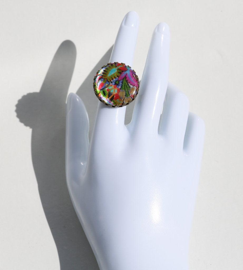 Jolie bague fantaisie neuve ajustable, Enlèvement ou Envoi, Neuf
