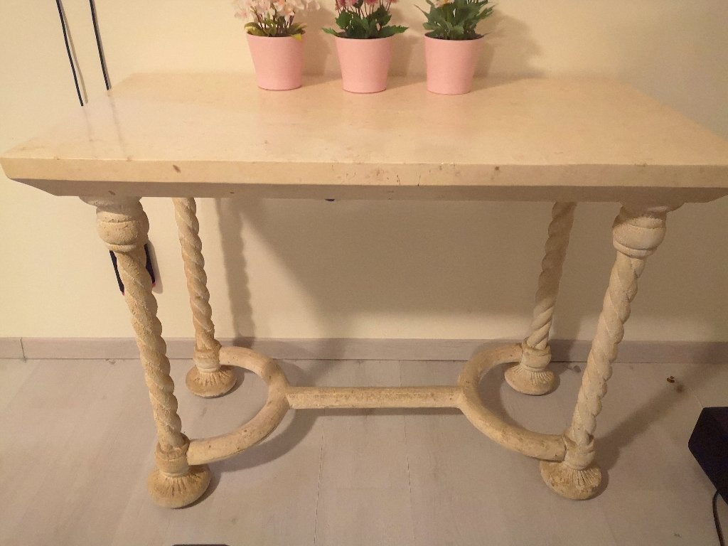Sidetable in Barok stijl (115x35x74), 100 à 150 cm, Comme neuf, Enlèvement, Rectangulaire
