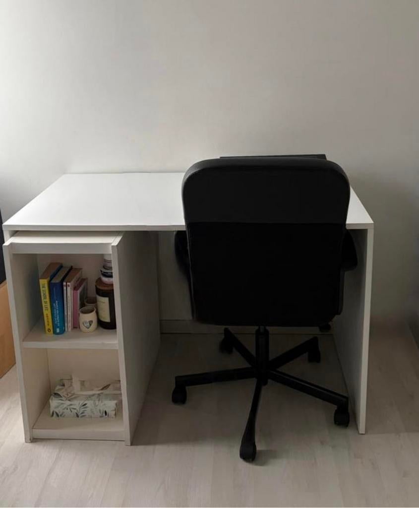 Bureau + kastje + bureaustoel, Huis en Inrichting, Ophalen, Gebruikt