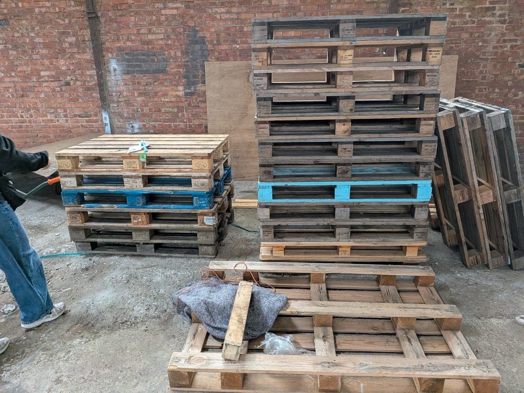 Paletten, Doe-het-zelf en Bouw, Ophalen, Zo goed als nieuw, Pallet