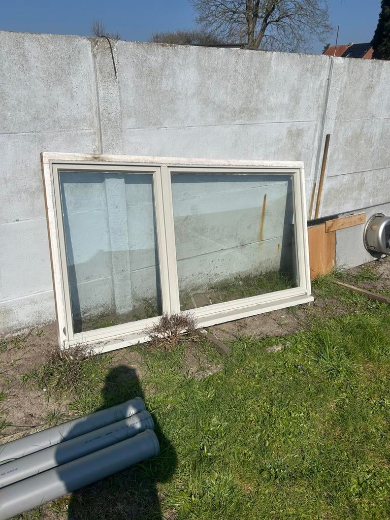 Houten raam, Ophalen, Gebruikt, Raamkozijn, 150 tot 225 cm