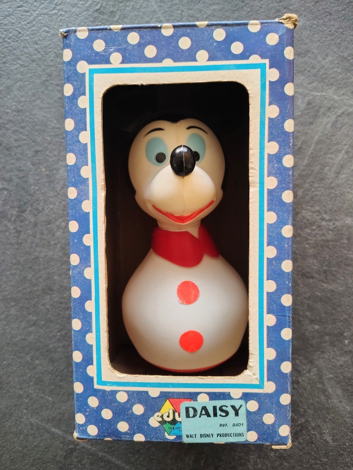 Vintage Disney Mickey Mouse tuimelaar (Educa) incl. doos, Ophalen of Verzenden