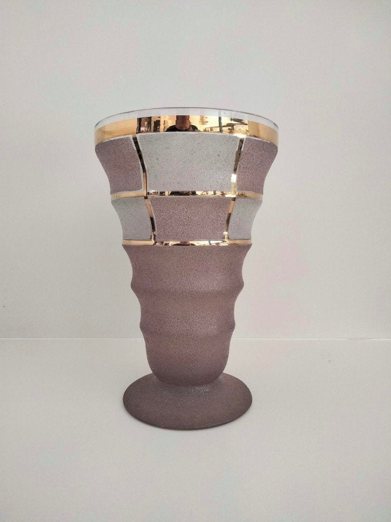 Art Deco vaas Booms glas ? brocante, Antiek en Kunst, Antiek | Glaswerk en Kristal, Ophalen of Verzenden