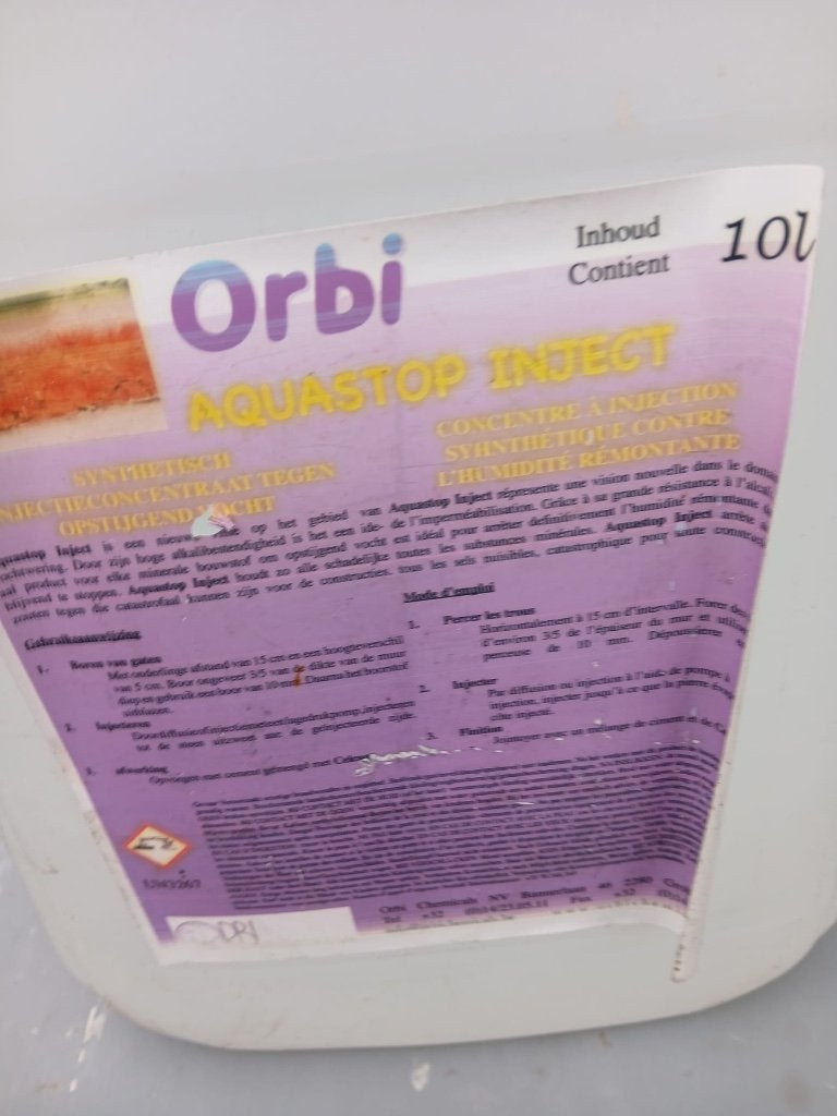 Orbi Aquastop Inject, Ophalen
