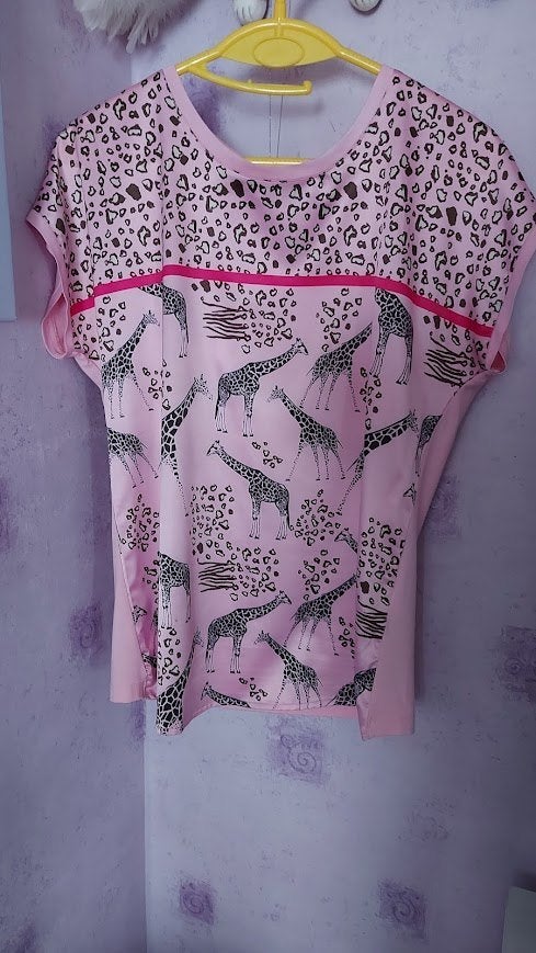 Topje van Amy Vermont, girafprint, nieuw, Kleding | Dames, Nieuw, Korte mouw, Amy Vermont, Ophalen