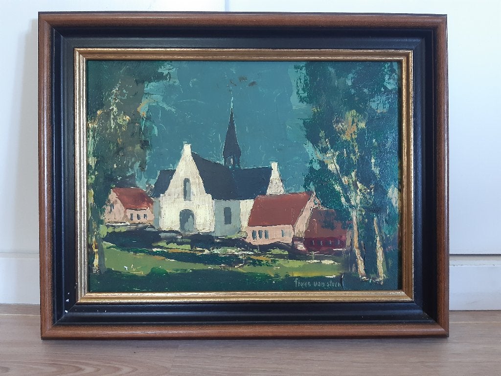 peinture FRANS VAN STEEN, Antiquités & Art, Enlèvement ou Envoi