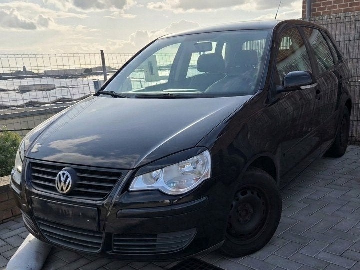 Vw polo 12cc benzine jaar 2009 zonder controle te koop of te, Stof, USB, Zwart, Particulier
