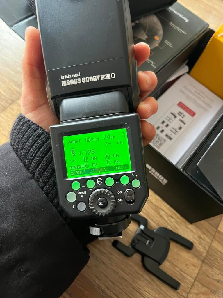 Hahnel MODUS 600RT MK II Speedlight voor Nikon, Audio, Tv en Foto, Ophalen of Verzenden, Zo goed als nieuw, Nikon